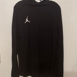 Nike Black Hoodie with White Logo